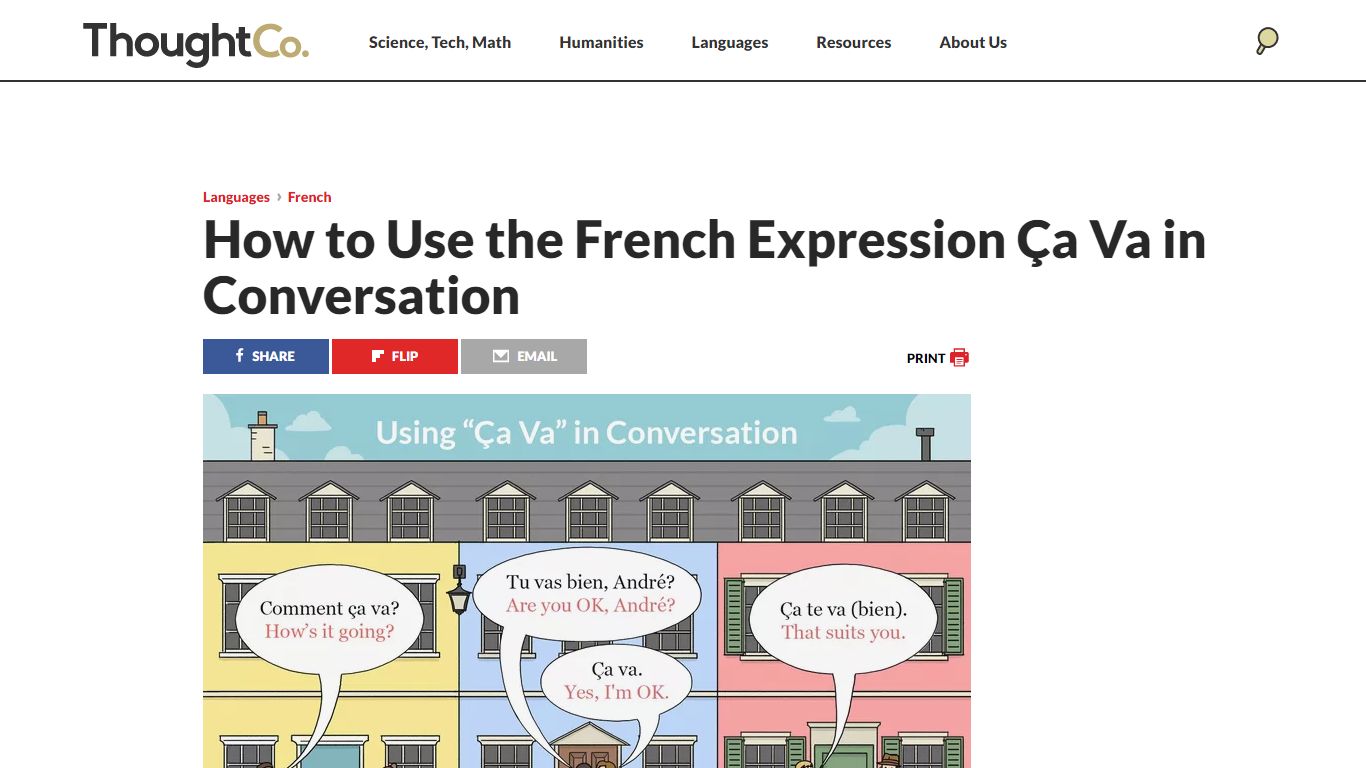 Using the French Expression Ça Va in Conversation - ThoughtCo