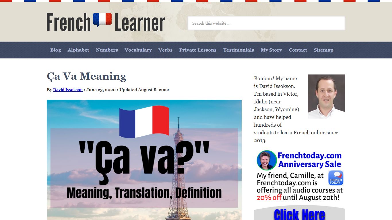 Ça Va Meaning | FrenchLearner Vocabulary